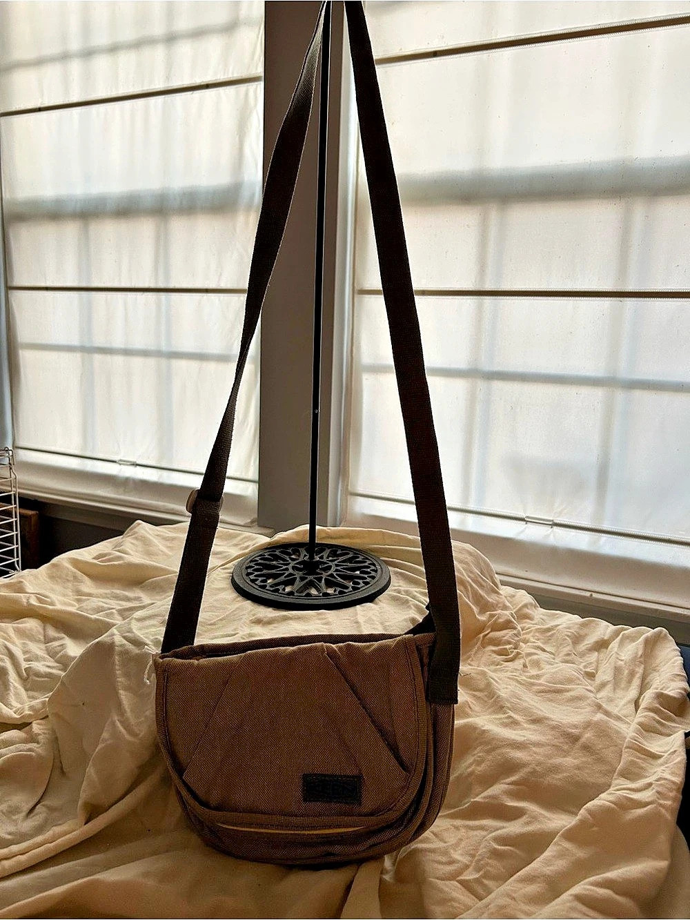 Keen Brown & Yellow Crossbody Bag